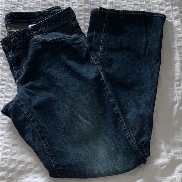 Eddie Bauer Denim - EDDIE BAUER barely boot cut Jeans